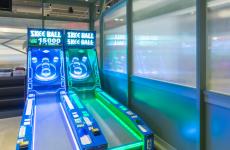 Photo of two skee ball games